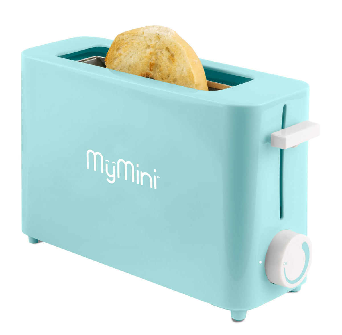 MyMini Single Slice Toaster, Aqua, Blue - image 1