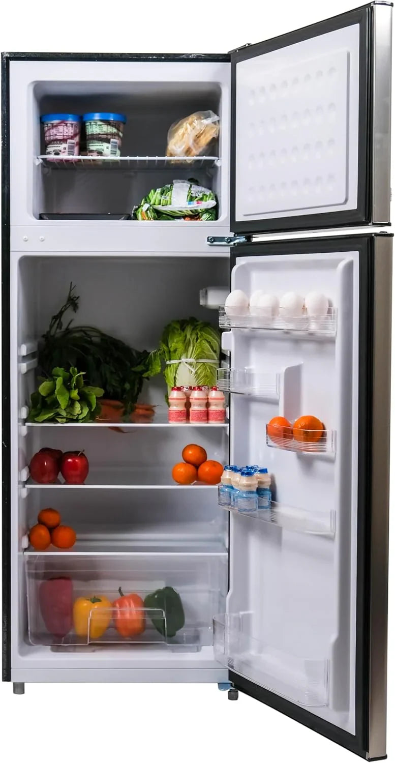 Frigidaire 2 Door Apartment Size Refrigerator Freezer Combo 7.5 cu ft Platinum Series Stainless - image 5