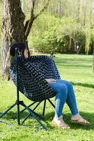 ozark trail steel folding hammock chair with padded seat adult - image 2