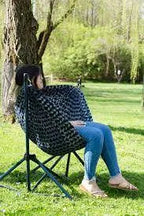 ozark trail steel folding hammock chair with padded seat adult - image 2
