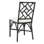 Set of 2 SAFAVIEH Maye Rattan Accent Chairs with Cushions - Dimensions: 18.5" W x 20.9" L x 35.8" H - image 21