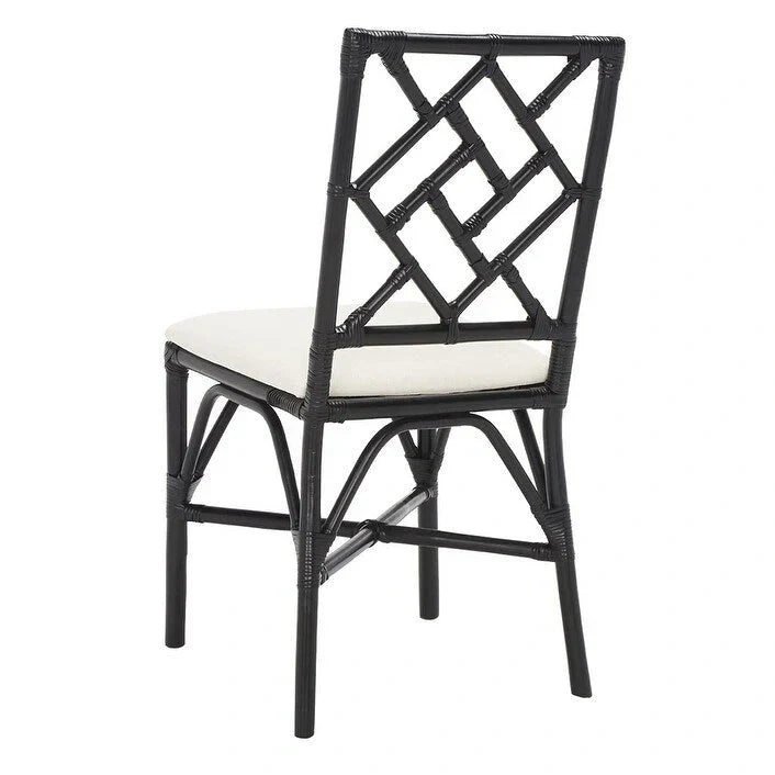 Set of 2 SAFAVIEH Maye Rattan Accent Chairs with Cushions - Dimensions: 18.5" W x 20.9" L x 35.8" H - image 21