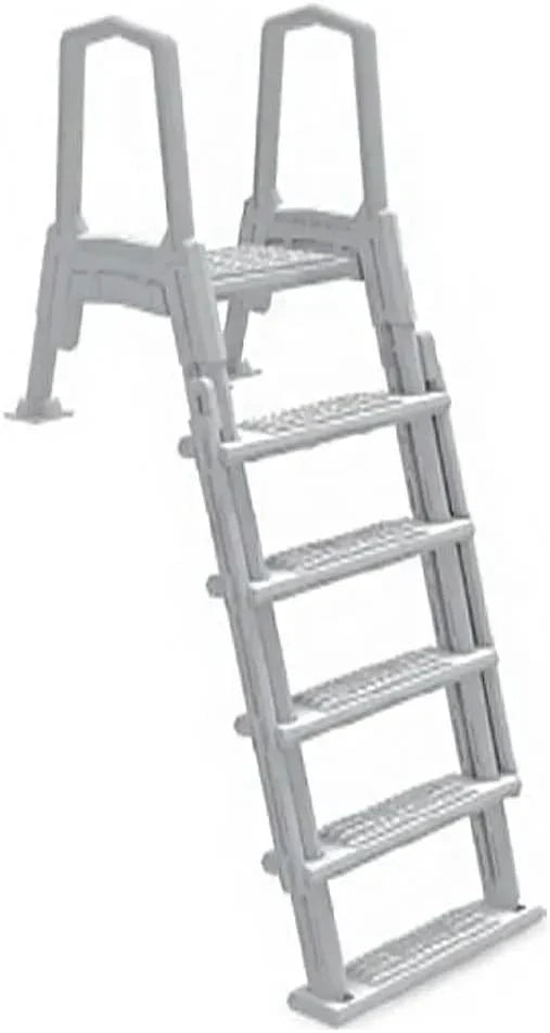 Select Anti-Slip in-Pool Steps / Gray / for Above Ground Swimming Pools / Can Mount to Decks 48" to 54" H / Safety Stairs Capacity Up to 300 lbs - image 18