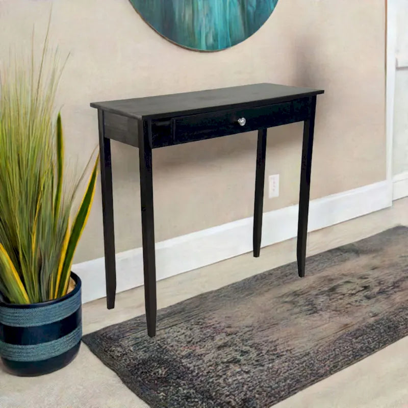 Porch & Den Holly Hill Solid Acacia Console Table with 1 Drawer - image 3