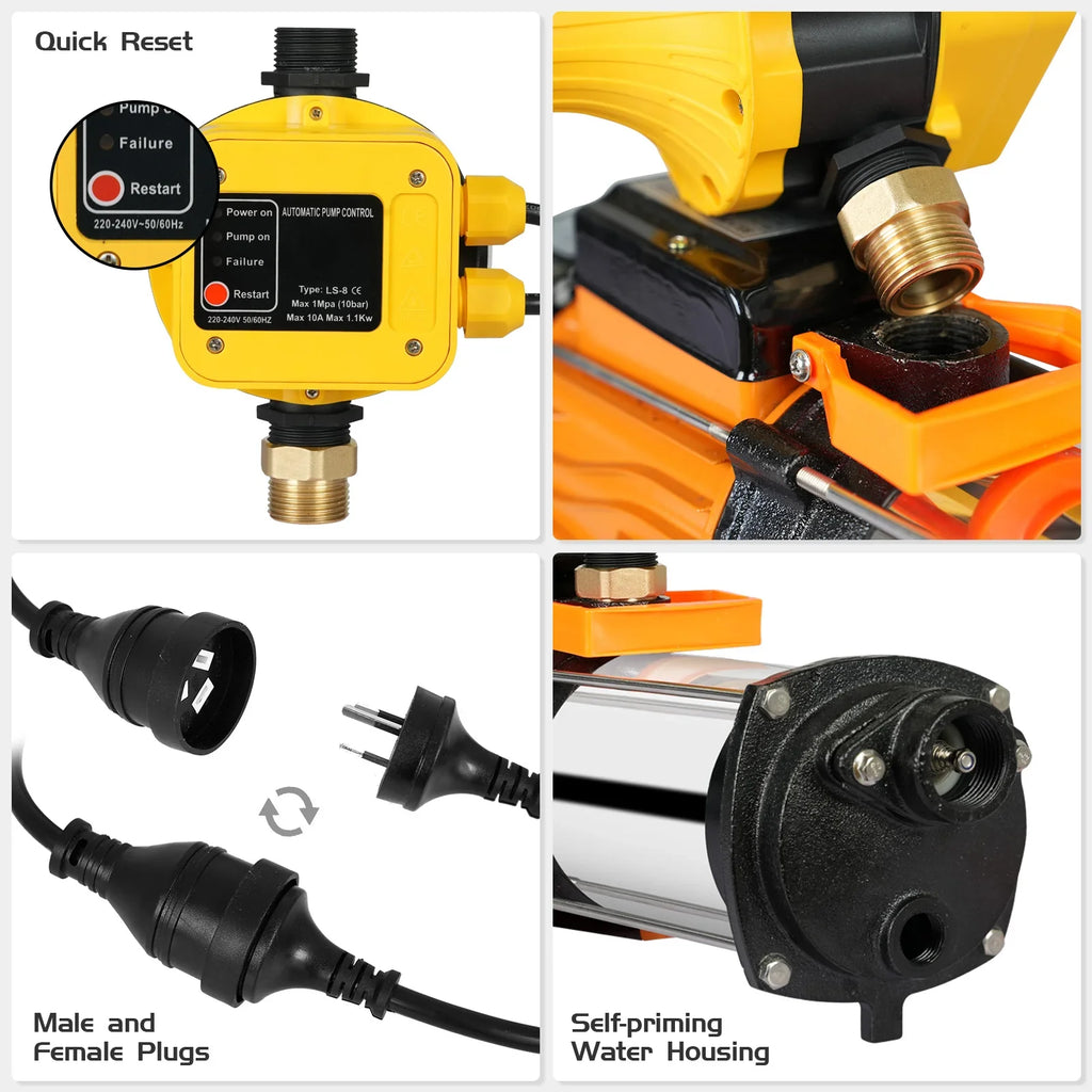 2500W Water Pump With Pressure Controller - image 4
