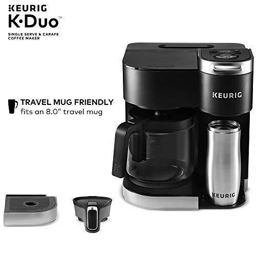 Keurig K-Duo Coffee Maker, Single Serve and 12-Cup Carafe Drip Coffee Brewer, Compatible with K-Cup Pods and Ground Coffee, Black - image 8