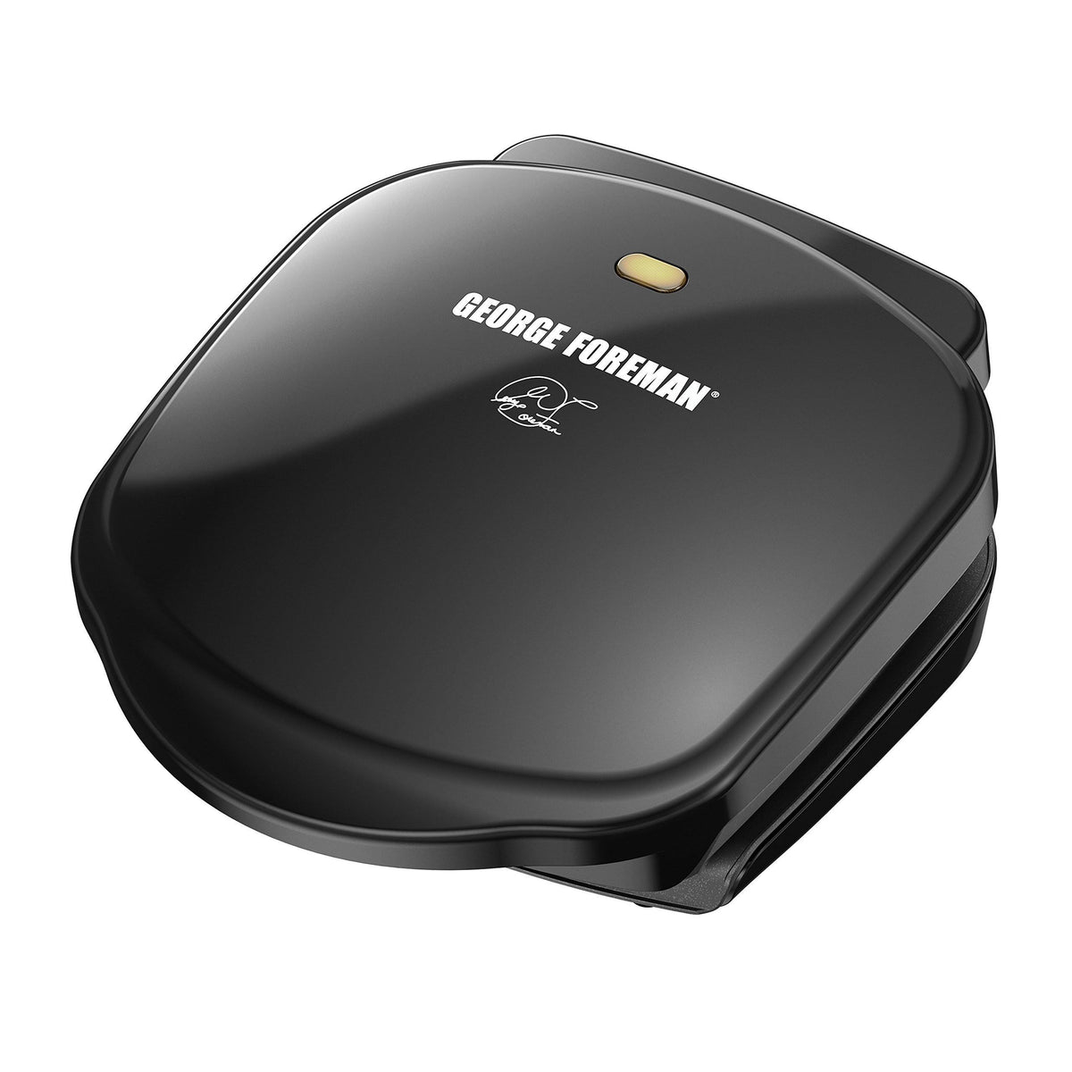 George Foreman GR10B 2-Serving Classic Plate Electric Grill, Black - image 1