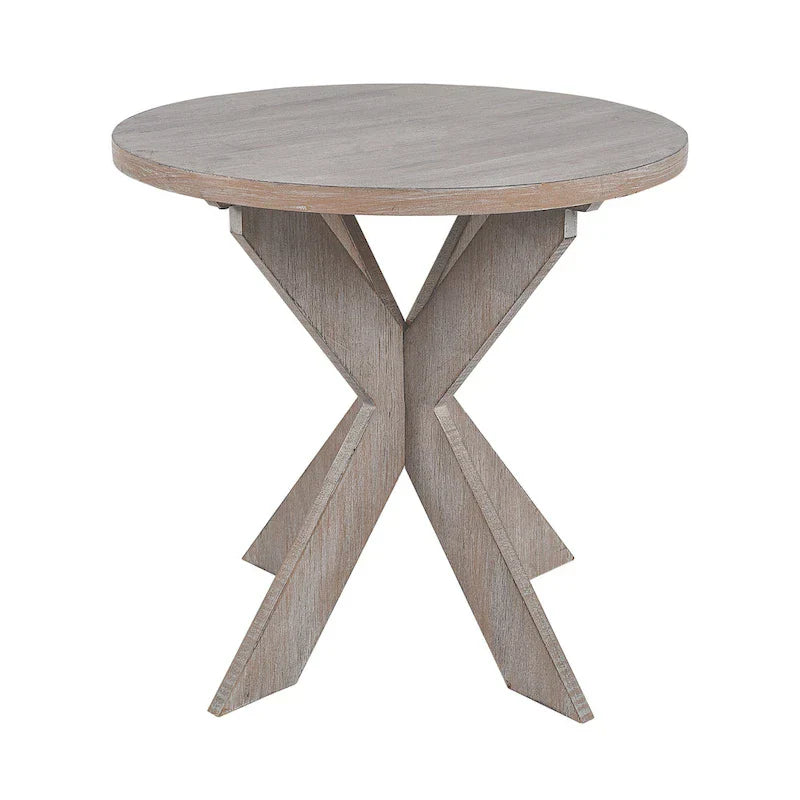 COZAYH Set of 2 Rustic Farmhouse End Tables with Storage Shelf - Vintage Grey French Country Accent Side Tables - image 16