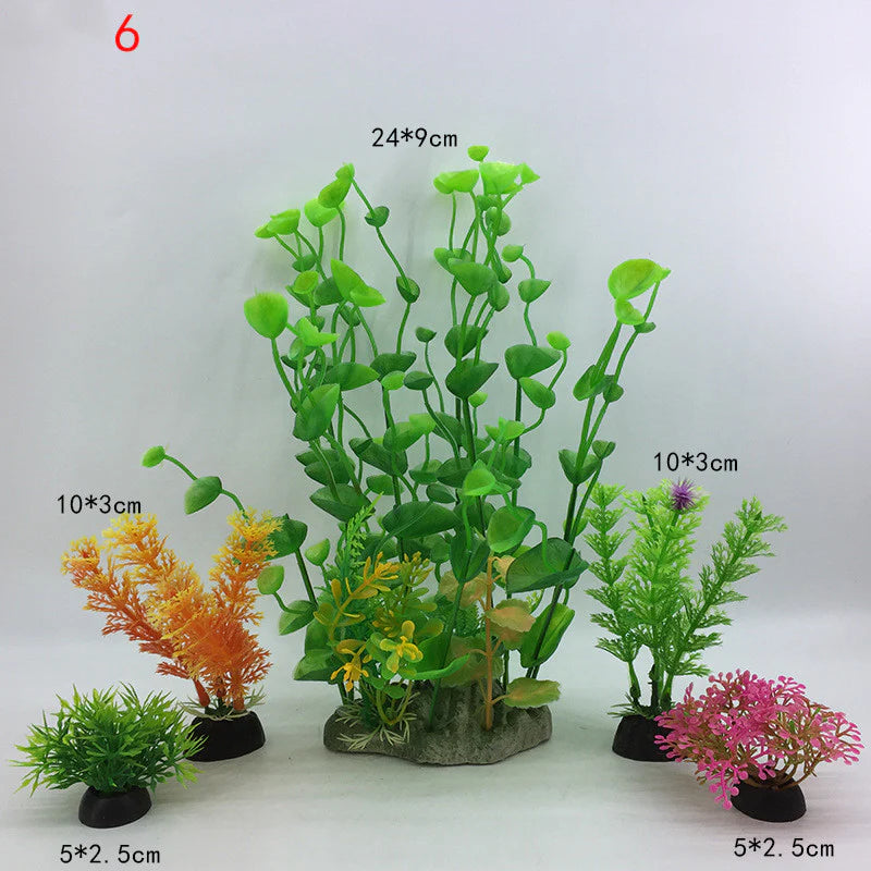 Fish Tank Decoration Simulation Water Plant Artificial Aquarium Landscaping Decor - image 18