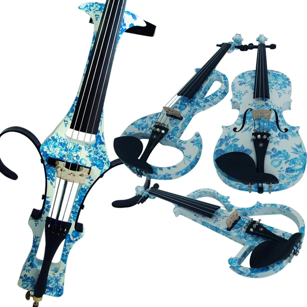 100% Handmade Premium Electric Violin Full Size 4 4 Professional Silent Violin For Student Solid Wood(DSZA) - image 1