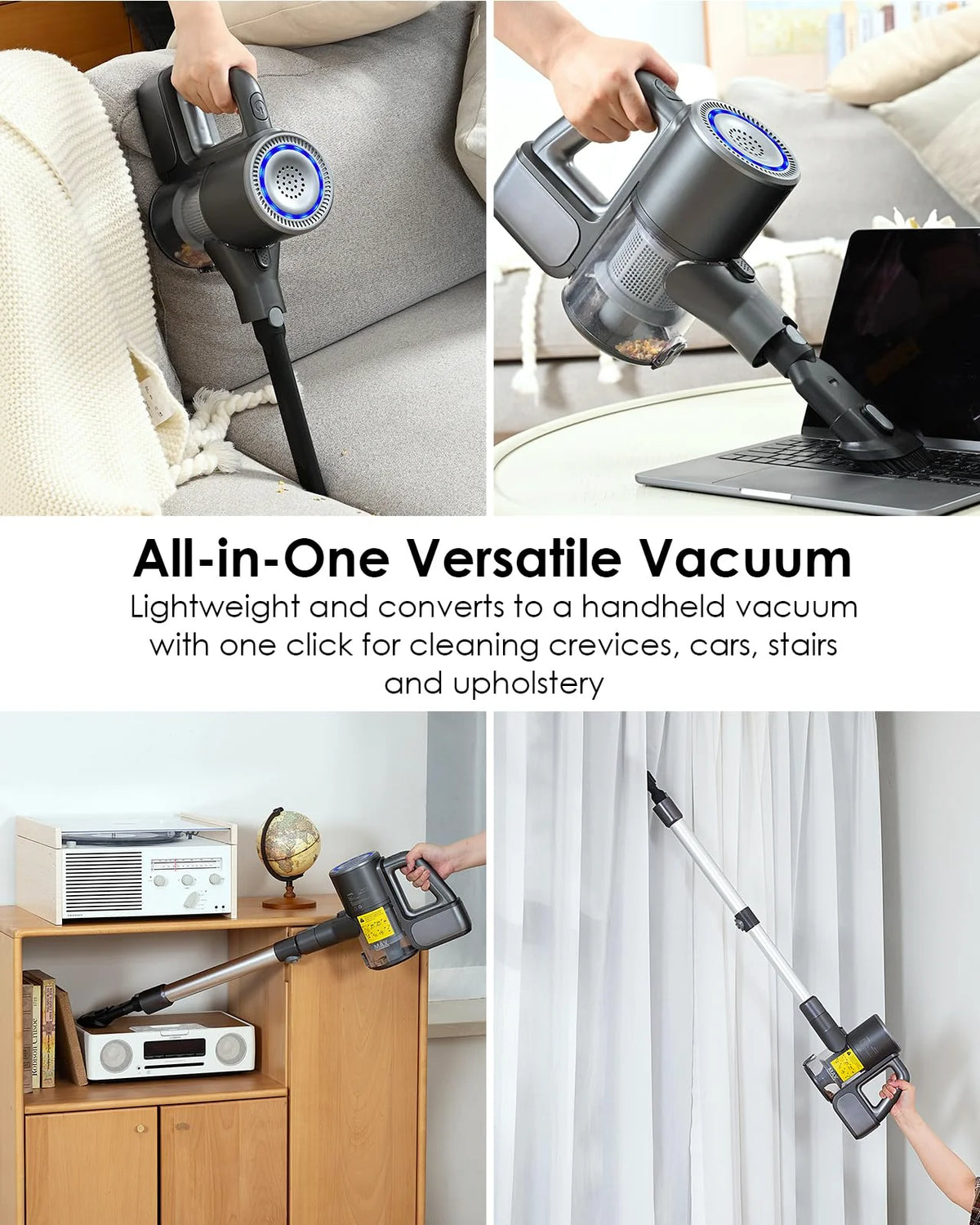 Cordless 2-in-1 Vacuum Cleaner and Mop - image 5