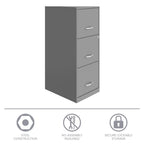 Space Solutions 18" Deep 3 Drawer Smart Letter Width Vertical File Cabinet, Navy - image 17