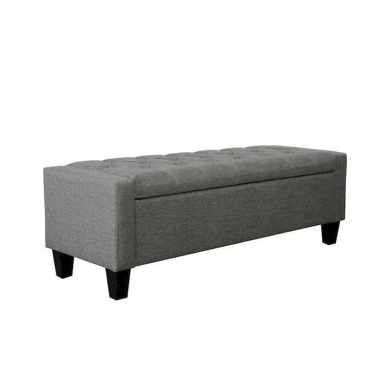 Porthos Home Wren Upholstered Button-Tufted Storage Bench - image 6