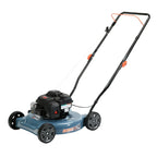 SENIX Gas Lawn Mower, 20-Inch, 125 cc 4-Cycle Briggs & Stratton Engine, Push Lawnmower with Side Discharge, 3-Position Height Adjustment, LSPG-L2, Blue - image 2