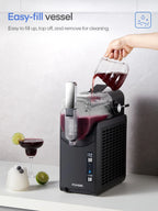 5-in-1 Slushie Machine, No Ice Needed, 15 Min Slushy Machine for Home with Self-Cleaning, Professional Frozen Drink Maker, 5 Preset Programs, Frozen Margaritas, Frapp??s, Milkshakes, and More, FOHERE - image 10