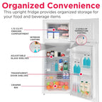 Frigidaire 7.5 Cu. Ft. Top Mount Refrigerator, Black - image 8
