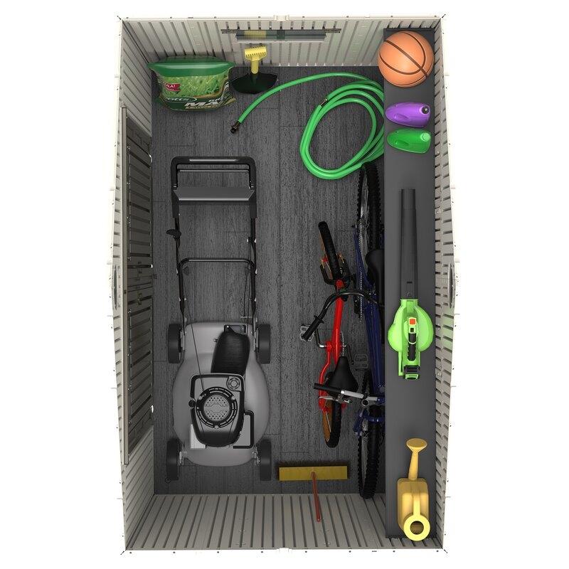 8 ft. W x 5 ft. D Plastic Storage Shed - image 5