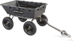 Heavy Duty Poly Utility Dump Wagon Garden Cart w/Pneumatic Tires, 6 Cu Ft - 1200 lb Capacity Outdoor Wheelbarrow for Yard, Landscaping & Gardening, Lawn Tractor or ATV Towable-Gorilla Carts - image 48