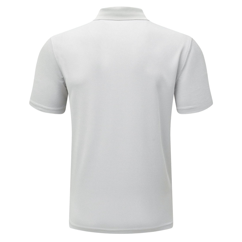 Men's Light Gray Short Sleeve Polo - image 2