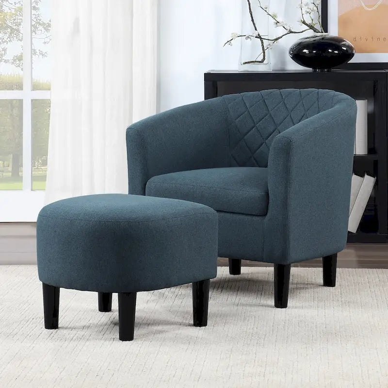Convenience Concepts Roosevelt Accent Chair with Ottoman - Stylish Seating Solution - image 12