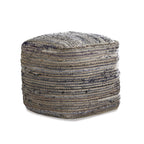 Signature Design by Ashley Contemporary Absalom Pouf  Denim - image 1
