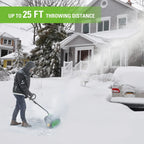 Greenworks 12" 80V Cordless Snow Shovel, Battery Not Included, 2601202 - image 4
