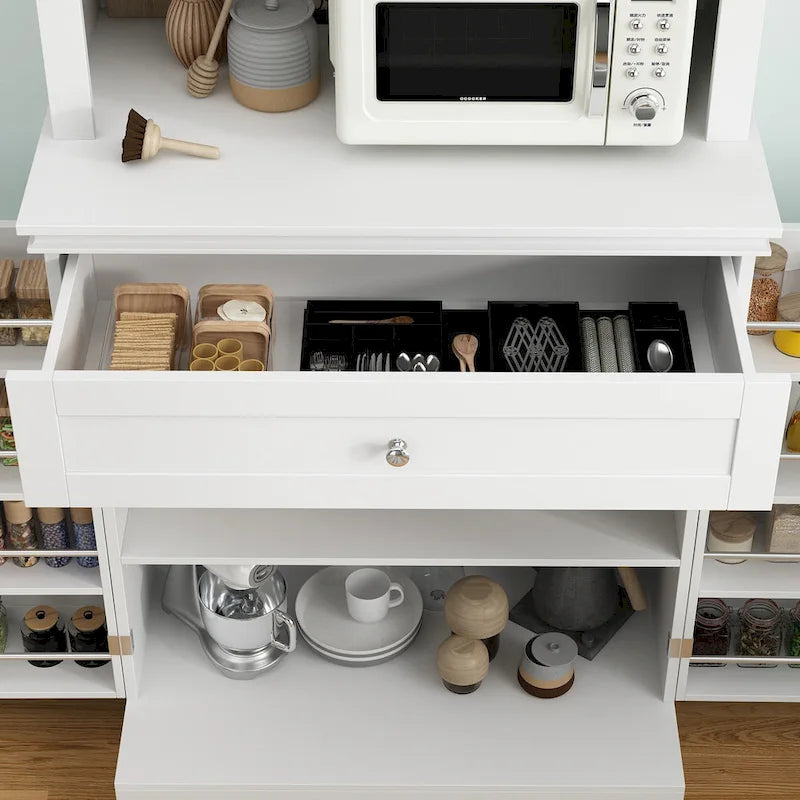 Spacious Kitchen Cabinet with Microwave Space - 30W x 69.3H - image 34