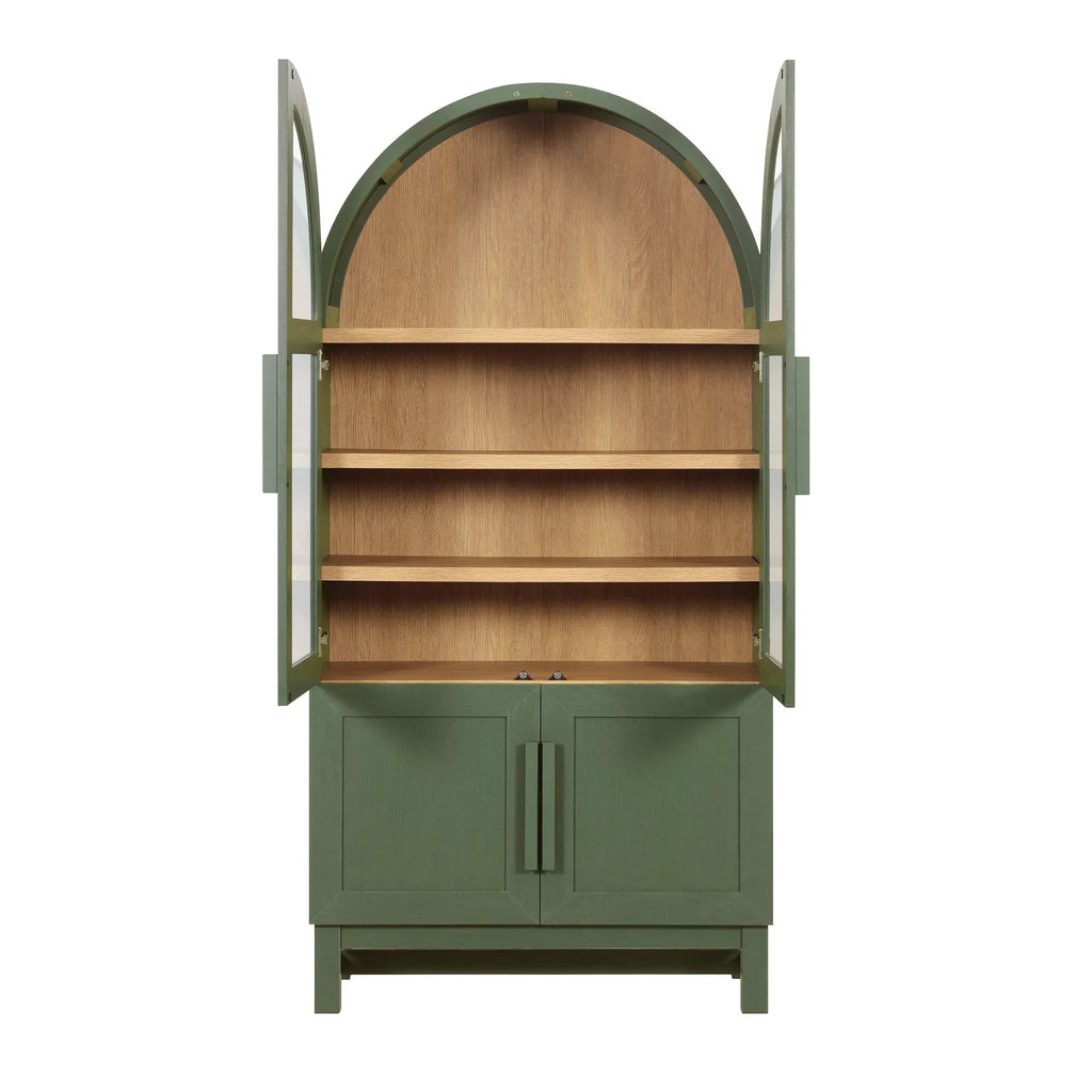 Better Homes & Gardens Juliet Kitchen Rounded Arch Cabinet, Rich Black - image 37