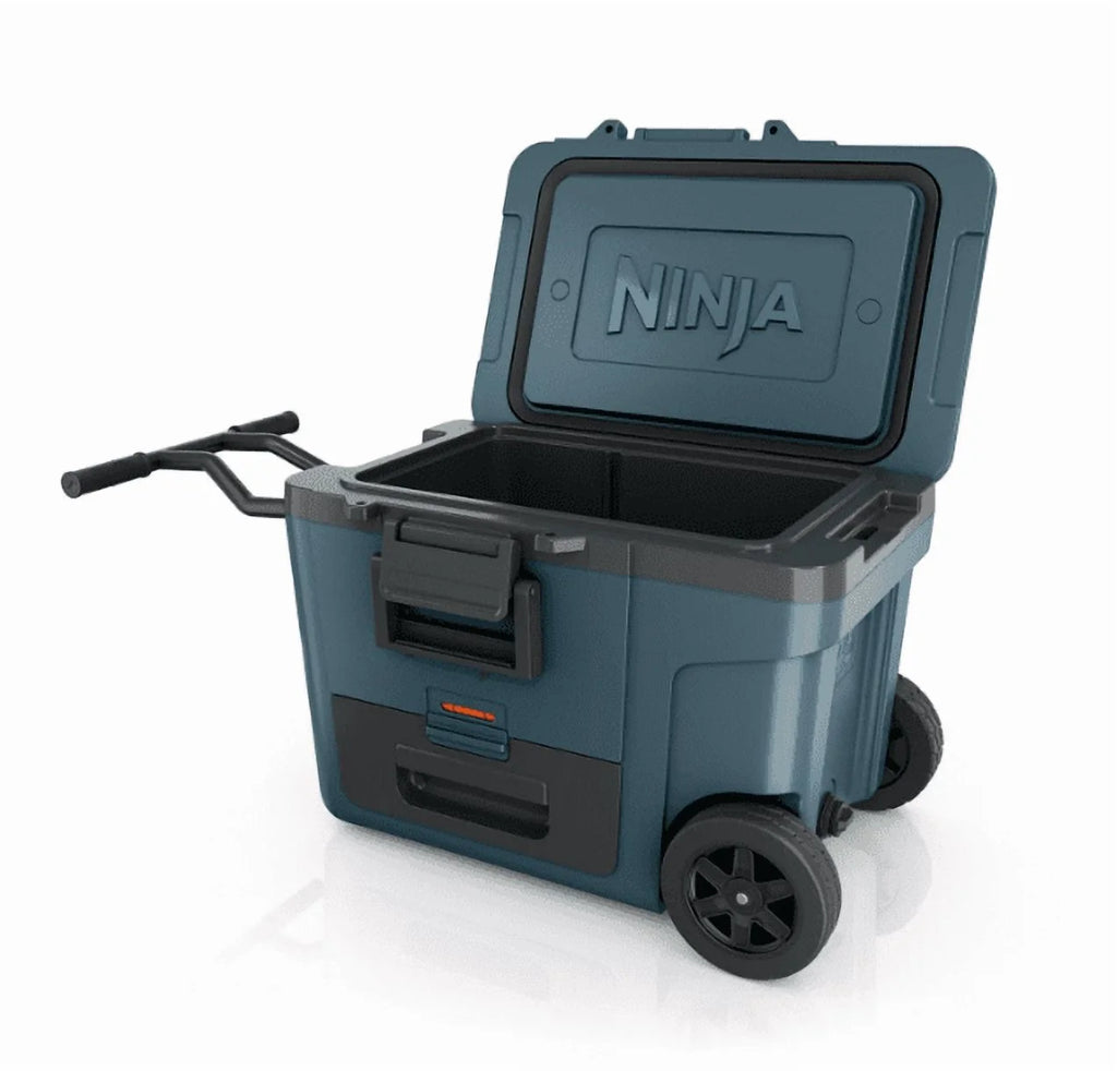 Ninja / Cooler / FrostVault 45QT Cooler with Wheels / Insulated with Temp Dry Storage Drawer / Keeps Ice Cold for Days / for The Beach, Camping, Picnics & More / Ocean Blue / FB245AOB - image 2