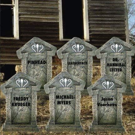12 Halloween Tombstones for Halloween Cemetery - image 2