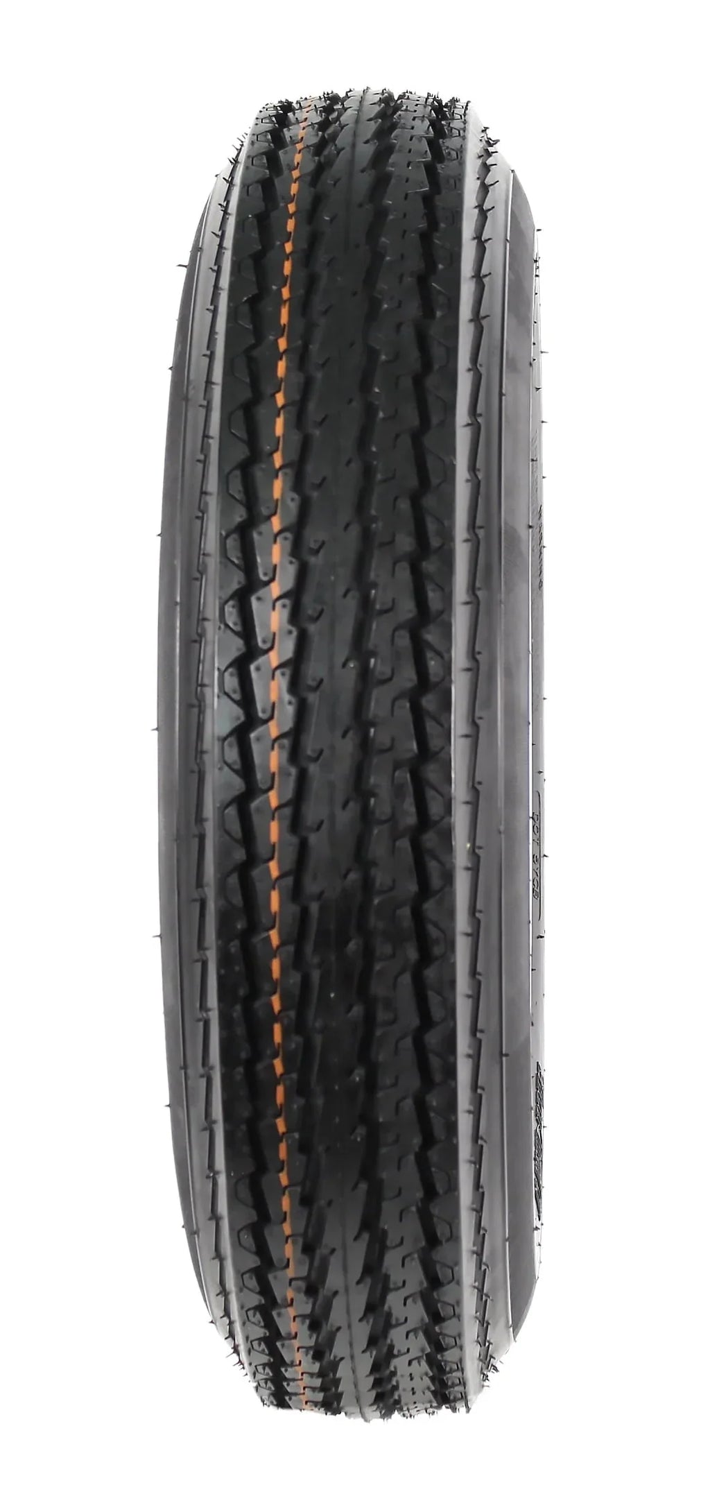 Two Trailer Tires On Rims 5.30-12 530-12 5.30 X 12 5 Hole Wheel White Spoke - image 5