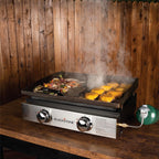 Blackstone 1666 22” Tabletop Griddle with Stainless Steel Faceplate, Powder Coated Steel, Black - image 10