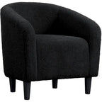 Yaheetech Club Chair Accent Barrel Chair Upholstered Arm Chair - image 11