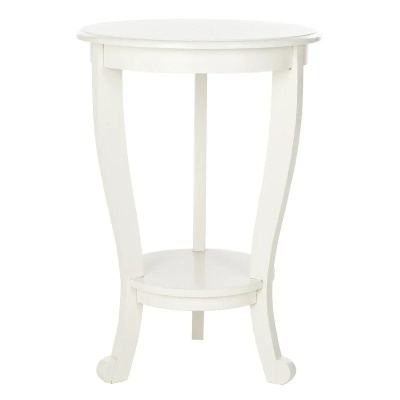SAFAVIEH Carlotta Grey Pedestal Side Table - Dimensions: 18.1" W x 18.1" D x 26" H - image 6