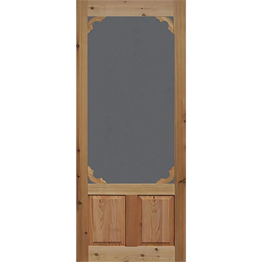 Bay 36 in. x 80 in. Woodland Cedar Screen Door - image 2