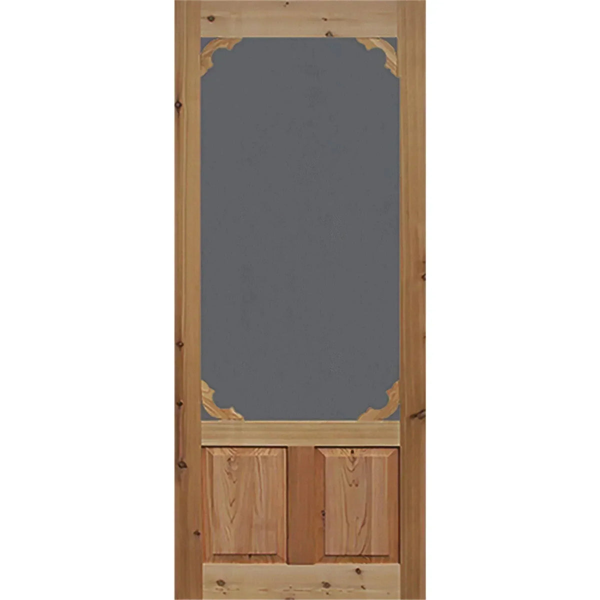 Bay 36 in. x 80 in. Woodland Cedar Screen Door - image 2