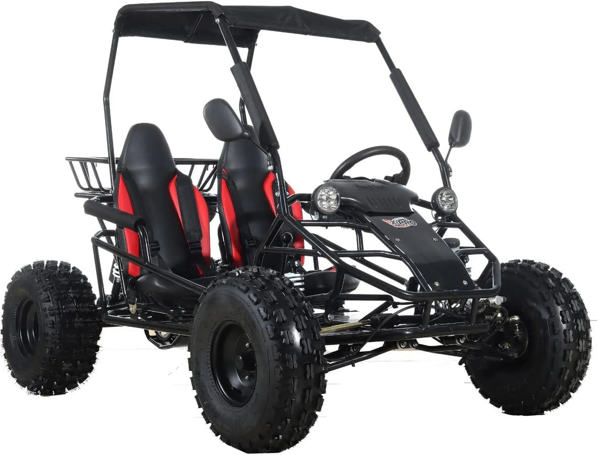 X-Pro New Rover 125cc Gas Powered Go Kart 3 Semi-Automatic Transmission w/Reverse Big 18"/19" Wheels - image 14