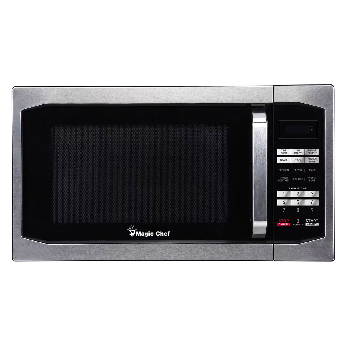 Magic Chef 1.6 Cu. ft. 1100W Countertop Microwave Oven with Push-Button Door in Black, New - image 3