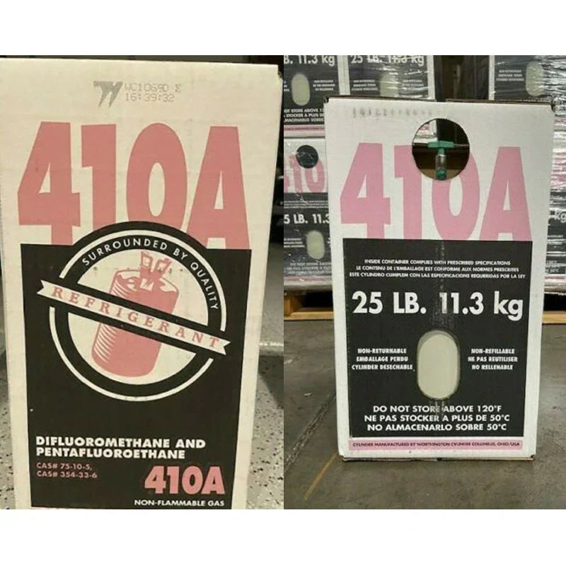 25 lb R410A 410a refrigerant new factory sealed. - image 4