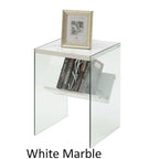SoHo Glass End Table with Shelf by Convenience Concepts - image 26