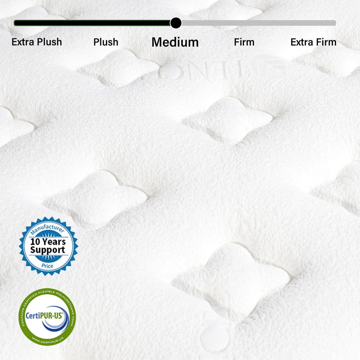 CICIMLU 12 inch Queen Mattress,Gel Memory Foam & Spring Hybrid Medium Comfort Mattress in a Box,CertiPUR-US - image 6