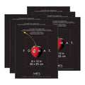 MCS Format Frame, 8 by 10-Inch, Black, 6-Pack - image 1