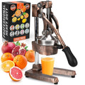 Zulay Kitchen Cast Iron Orange Juice Squeezer Heavy Duty, Easy to Clean, Professional Citrus Juicer Durable Stainless Steel Lemon Squeezer Sturdy Manual Citrus Press & Orange Squeezer (Copper): Home & Kitchen - image 1