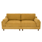 90-Inch Oversized Corduroy Sofa for Living Room with Reversible Cushions - image 12