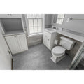 Garland Rug Room Size 5 ft. x 6 ft. Washable Bathroom Carpet Platinum Gray - image 1