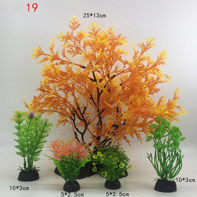 Fish Tank Decoration Simulation Water Plant Artificial Aquarium Landscaping Decor - image 9