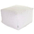 Majestic Home Goods Indoor Wales Poly/Linen Ottoman Pouf - 27" L x 27" W x 17" H - image 2
