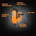 Freeman PE20VTCNPN 20 Volt Cordless and Brushless 3" Single Pin Concrete Nailer (Tool Only) -C 750 Shots per Charge - image 7