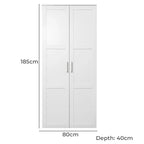 STOCKHOLM UNIVERSAL STORAGE CUPBOARD - HAMPTONS - DECO GOLD HANDLE - image 4