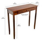 Porch & Den Holly Hill Solid Acacia Console Table with 1 Drawer - image 19